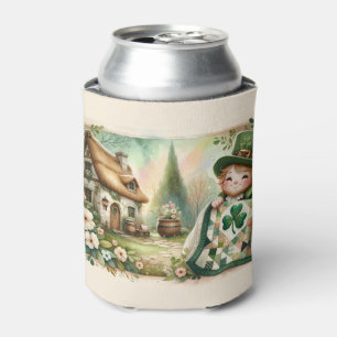Porta-lata Cena de Colcha Xadrez Cottage Leprechaun