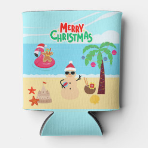 Porta-lata Cena de Natal na Praia