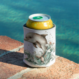 PORTA-LATA CENA DE PRAIA DE VERÃO ENGRAÇADA E EXCÊNTRICA COM