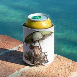 PORTA-LATA CENA DE PRAIA DE VERÃO FOFA E ESQUISITA