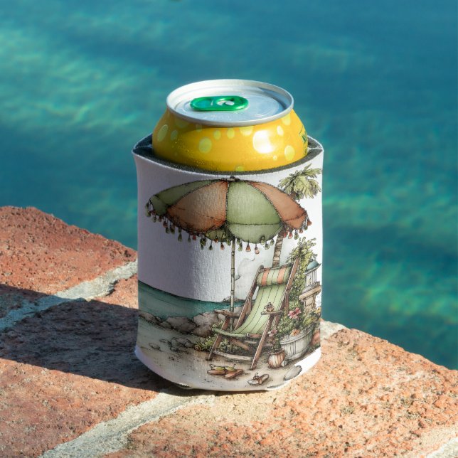 PORTA-LATA CENA DE PRAIA DE VERÃO FOFA E EXCÊNTRICA (Piscina in situ)
