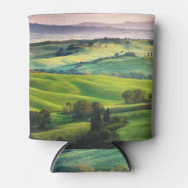 Porta-lata Cenário Verde: Serenidade Pintada Clara (Frente)