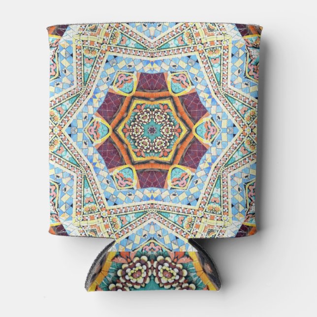 Porta-lata Cerâmica caleidoscópica: Textura de superfície Abs (Frente)