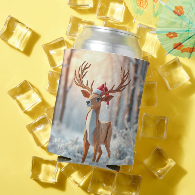 Porta-lata Cercas de natal Origami (Verão in situ)