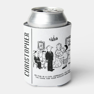 Porta-lata Cerimônia de Casamento Civil numa Secretaria