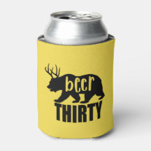 Cerveja 30 Can Cooler/Koozie | Letra em bloco
