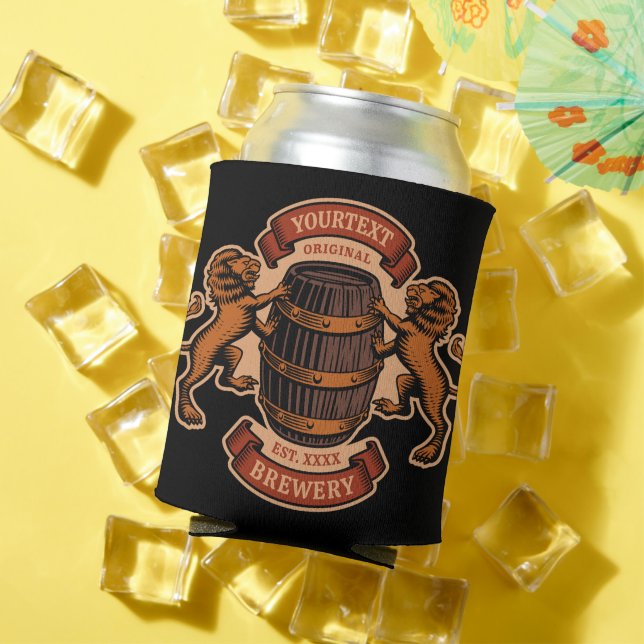 Porta-lata Cerveja de Cervejaria Personalizada em Barril de C (Verão in situ)