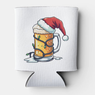 Porta-lata Cerveja De Natal Embalada Com Luzes De Natal