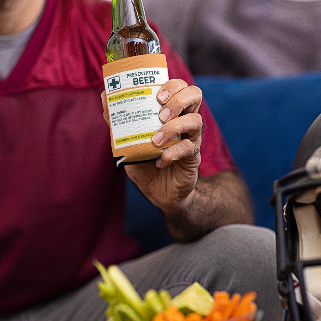 Porta-lata Cerveja de Prescrição de Nome Personalizado (Criador carregado)