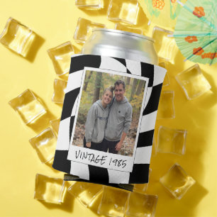 Porta-lata Cerveja do verificador Retro aniversário de 40 ano