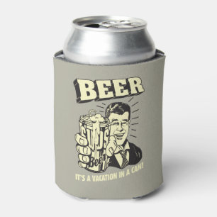 Porta-lata Cerveja: É umas férias pode dentro