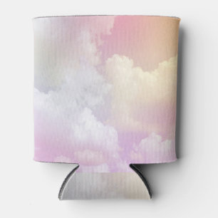 Porta-lata Céu Laranja Cor-de-Rosa Suave: Fluffy