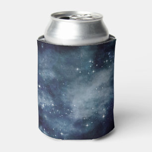 Porta-lata Céu Noturno Estrelado Estrelas Universo Azul Meia-