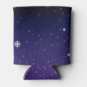 Porta-lata Céu Noturno Estrelado Roxo Escuro