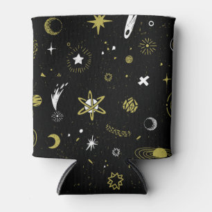Porta-lata Céu noturno: padrão cosmico perfeito.