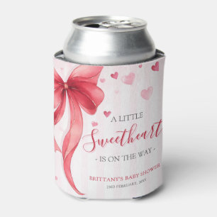 Porta-lata Chá de Bebê Valentines Little Sweetheart
