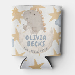 Porta-lata Chá de fraldas Ilustrativo Pastel Watercolor