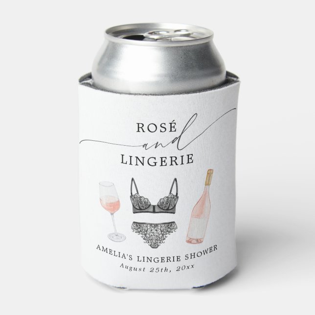 Porta-lata Chá de Noiva Rosé e Lingerie (Can Front)