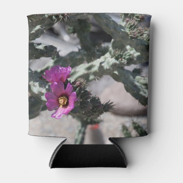 Porta-lata Challa Cactus em flor (Frente)