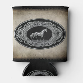 Porta-lata Champion Barrel Racing Rodeo Western