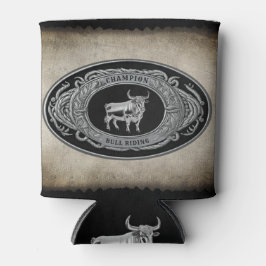 Porta-lata Champion Rodeo Bull Riding Country Western Belt