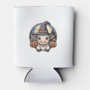 Porta-lata Chapeu de Bruxa de Becerro de Halloween Fofo Gravu