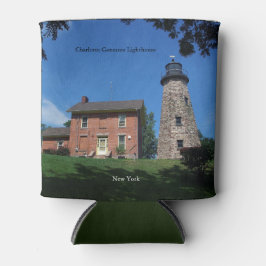 Porta-lata Charlotte Genessee Lighthouse pode resfriar
