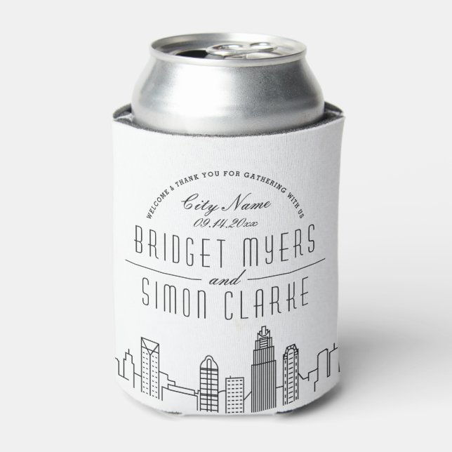Porta-lata Charlotte Stylized Skyline | Armadilha (Can Front)