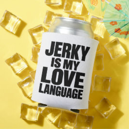 Porta-lata Charque É Minha Linguagem do Amor Frase Divertida