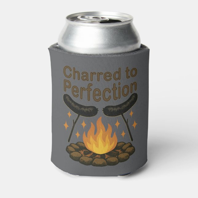 Porta-lata Charred to Perfecny Campfire Hot Dog (Can Back)