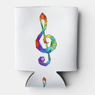 Porta-lata Chave Musical do Arco-Íris