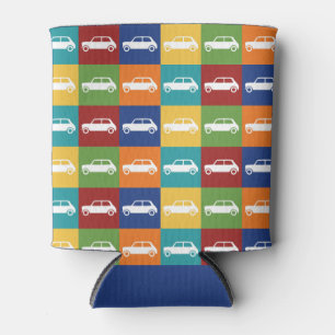 Porta-lata Checkerboard Mini Cooper Bright Basics
