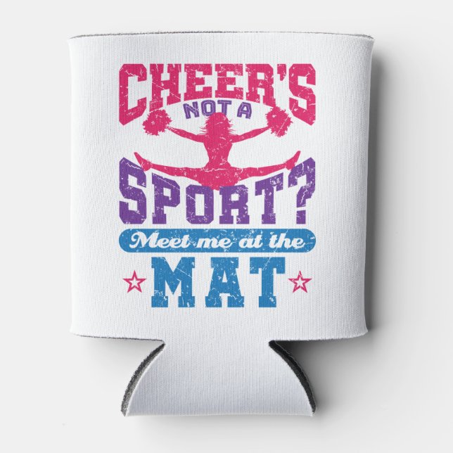 Porta-lata Cheer's Not a Sport Funny Cheerleading Cheerleader (Frente)