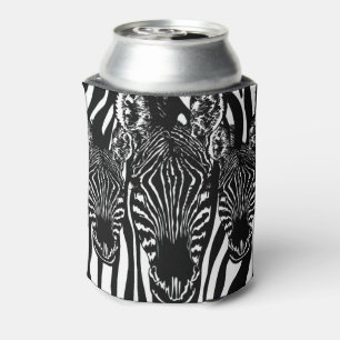 Porta-lata Chefe de Zebra Única na Impressão Zebra