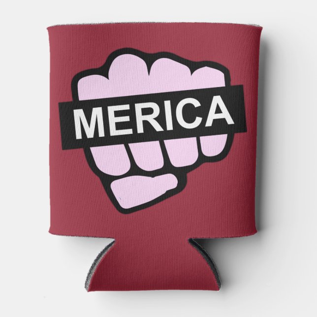 Porta-lata Cheio de Punho de Merica (Frente)