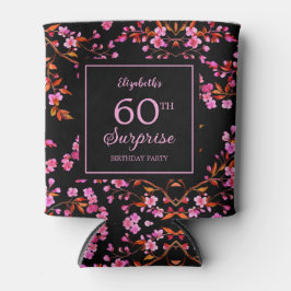 Porta-lata Cherry Blossom Sakura Surpresa Negra Aniversário