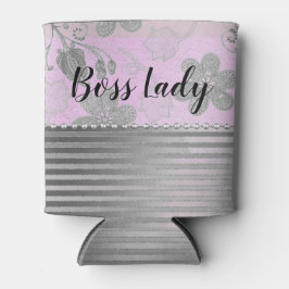 Porta-lata Chic Floral "Senhora Chefe"