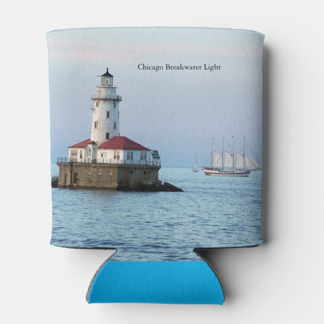Porta-lata Chicago Breakwater Light pode resfriar (Traseira)