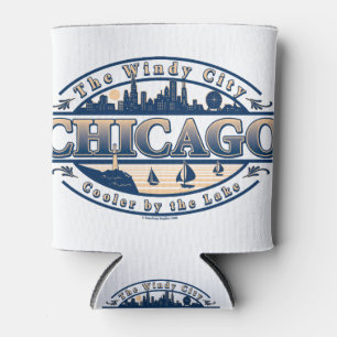 Porta-lata Chicago da cidade ventosa