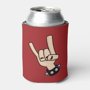Porta-lata Chifres do diabo do metal pesado