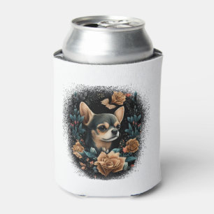 Porta-lata Chihuahua Cute Dog Linda Flores Rapariga