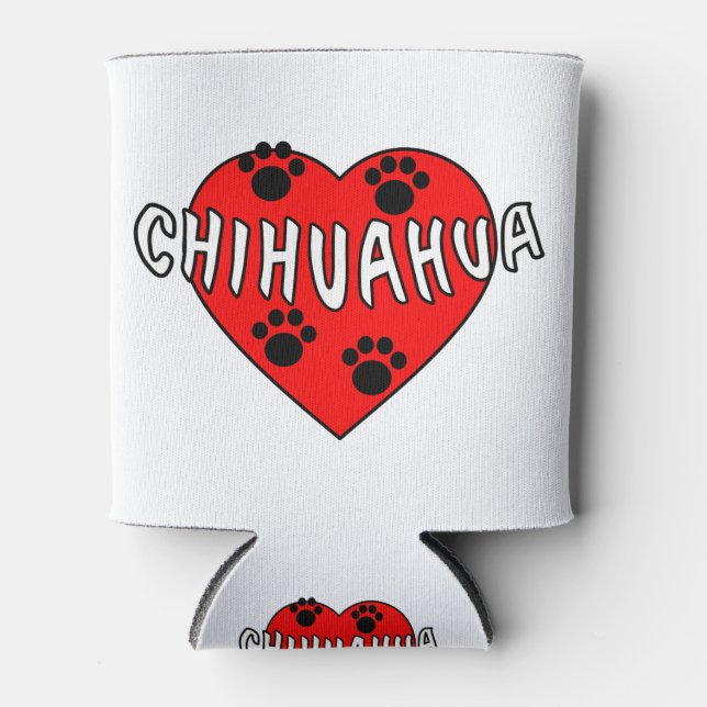 Porta-lata Chihuahua Love (Frente)