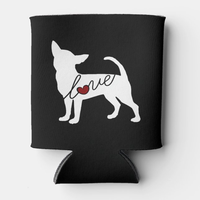 Porta-lata Chihuahua Love (Frente)