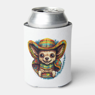 Porta-lata Chihuahua Mexico Cinco de Mayo Funny Dog