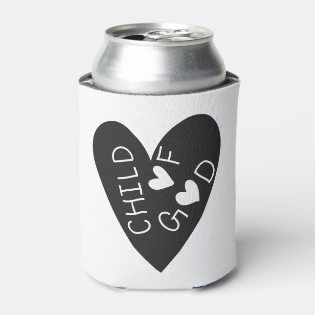 Porta-lata Child of God Black Heart (Can Front)