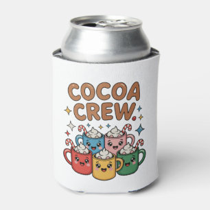 Porta-lata Chocolate Quente Cocoa Crew Kawaii Natal Xmas