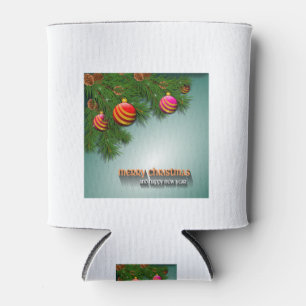 Porta-lata Christmas card