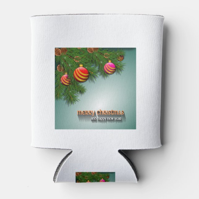 Porta-lata Christmas card (Frente)