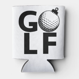 Porta-lata Christmas Golf Ornament
