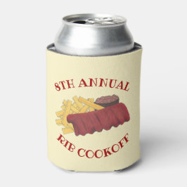 Porta-lata Churrasco anual de costelas de reposição de costel